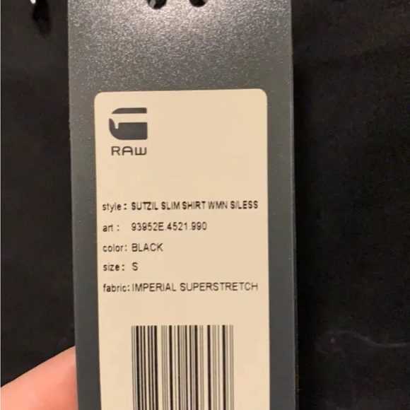 Diesel sleeveless top.  Brand new with tag.  Purchased too small. - Picture 2 of 2